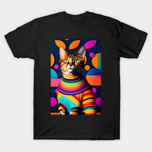 Cute cat graphic design artwork T-Shirt